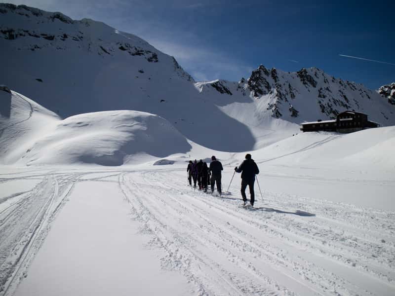 Romania Press trip Snowshoeing in the Carpathian Mountains